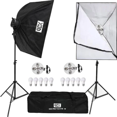 Gdx Tlb-5 Pro Light 100W 60X80 cm 2’li Softbox Seti