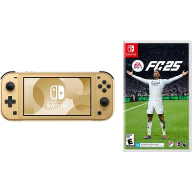 Nintendo Switch Lite Hyrule Edition (Özel Sürüm) Sıfır Oyun Konsolu + Fc 25 Fifa 2025 25 Oyunlu