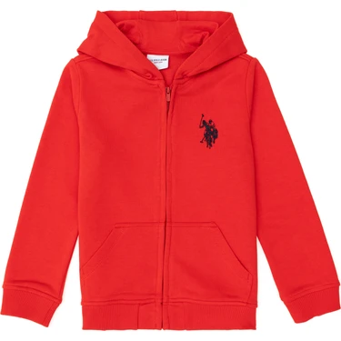 U.S. Polo Assn. Erkek Çocuk Kırmızı Sweatshirt