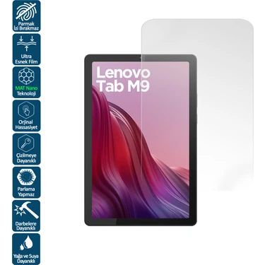 Wontis Lenovo Tablet M9 9 Inç Tablet Ekran Koruyucu Mat Özellikli