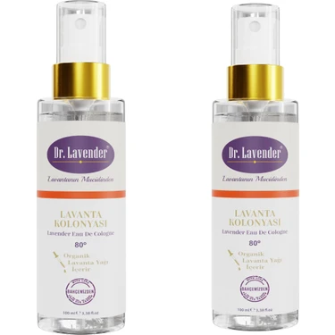 Dr. Lavender Lavanta Kolonya Sprey Kolonya 100 ml x 2