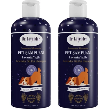 Gallipoli Lavender Lavanta Yağlı Pet Şampuanı 400 ml x 2