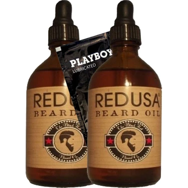 Redusa Beard Oil 2 Adet Sakal Bakım Yağı 100 ml + Hediye