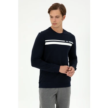 U.S. Polo Assn. Erkek Lacivert Sweatshirt