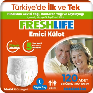 Freshlife Large Emici Külot 30’lu Paket x 4