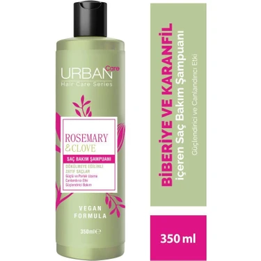 Urban Care Rosemary & Clove Biberiye ve Karanfil Canlandırıcı ve Güçlendirici Saç Bakım Şampuanı 