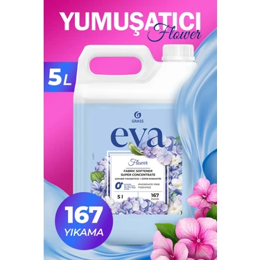 Grass Eva Extra Konsantre Çamaşır Yumuşatıcısı Meyvemsi Çiçeksi 5000 ml 167