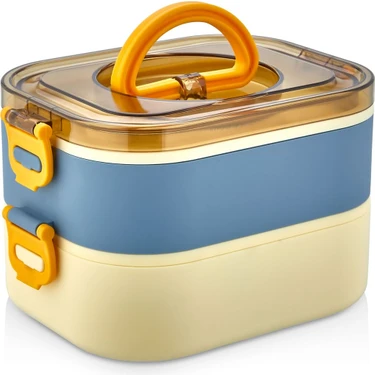 Yeniay Yeni Nesil Sefer Tası Lunch Box Paslanmaz Çelik SUS304 Yerli Üretim Beslenme Kabı Kilitli