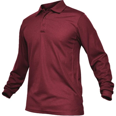 Ghassy Co. Erkek Jersey Golf Polo Gömlek  Pike Performans Taktik Askeri Uzun Kollu