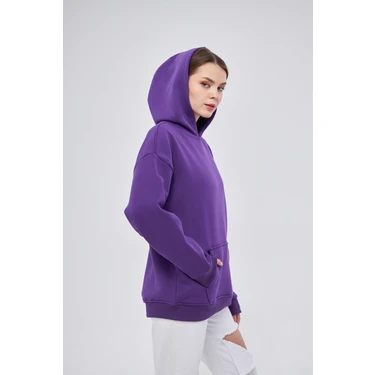 Unisex Mor Basic Sweatshirt Hoodie %100