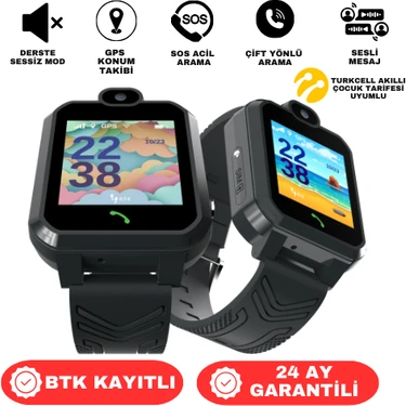 Inoviks INO20 Akıllı Çocuk Saati Sim Kartlı ve Gps Konum Özellikli (Btk Kayıtlı-Yerli