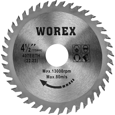 Worex Sunta Testeresi 115/40T x 22,23 mm Fiyatı