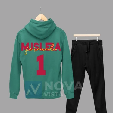 Biy Store Fernando Muslera Futbol 1 Numara Forma Baskılı Unisex Kapüşonlu Spor Sweatshirt Eşofman