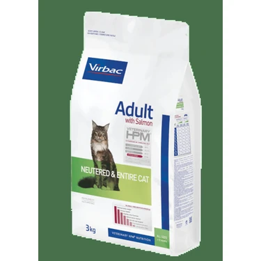 Virbac Adult Cat Salmon Neutered & Entire 3