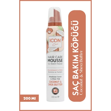 Icon Care Saç Bakım Köpüğü Coconut & Shea