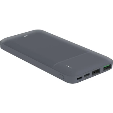 Mf Product MFB101 LED Işık Micro USB Type-C Girişli 10.000 Mah Taşınabilir Şarj Cihazı Powerbank