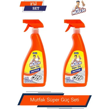 Mr Muscle Mr. Muscle Süper Güç Mutfak 750 ml 2'li Set Güçlü Temizlik Performansı ve Kalıcı Parlaklık — Hepsiburada ürün görseli