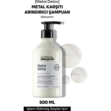 L'oréal Professionnel İşlem Görmüş Ve Yıpranmış Saçlar İçin Metal Karşıtı Arındırıcı Şampuan