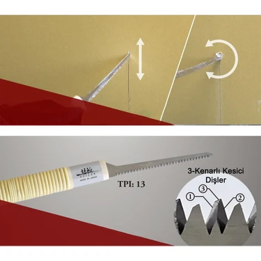 Suizan SZ2700 Alçıpan Japon Testeresi 12 cm Fiyatı