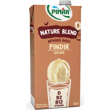 Pınar Nature Blend Bitkisel Bazlı Fındık Içeceği 1 L Vegan