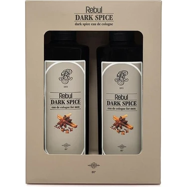 Rebul Dark Spice Edc Kolonya 250 ml 2'li