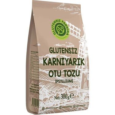 Glutensiz Karnıyarık Otu Tozu (Psyllium) 300