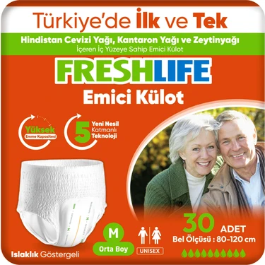 Freshlife Medium Emici Külot 30