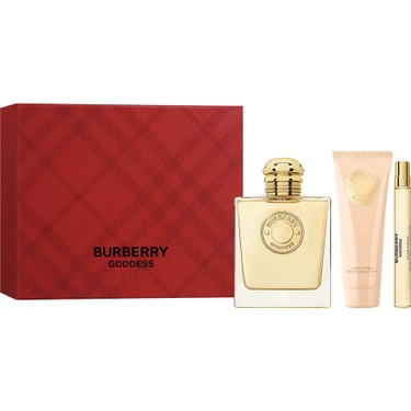 Burberry Goddess EDP 100 Ml + Vücut Losyonu 75 Ml + 10 Ml EDP Kadın Parfüm