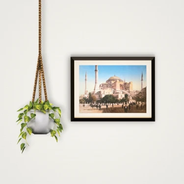 Light Rock Image Poster:  Ayasofya Mosque Istanbul 1890,