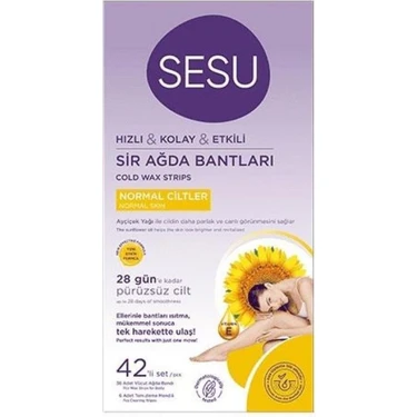 Sesu Sir Ağda Bandı Normal  42 Li Set Ayçiçek