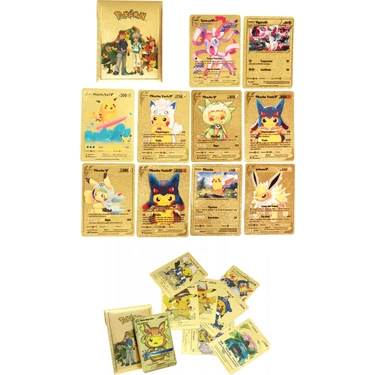 Pokemon Oyun Kart Tcg Gold Booster Pack - 3 Paket (30 Kart) Fiyat