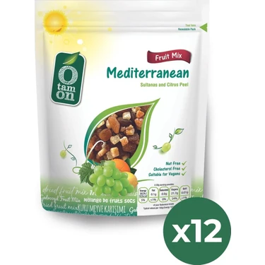 Otamon Akdeniz Meyve Karışımı 200G x 12