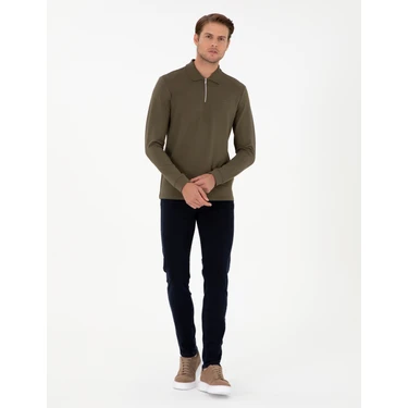 Pierre Cardin Erkek Koyu Lacivert Slim Fit Jean Pantolon