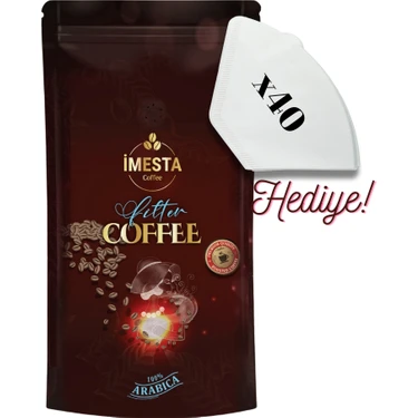 İmesta Filtre Kahve Blend 1kg
Filtre Kahve Kağıdı Hediyeli
Çekirdek ya da