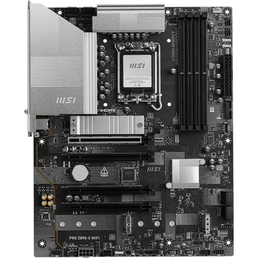 MSI Pro Z890-S Wıfı Soket 1851 Ddr5 8600MHZ(OC) USB 20GBPS3XM.2 2xtb4 HDMI Dısplay 2.5g Lan Wıfı7