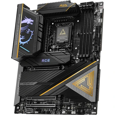 MSI Meg Z890 Ace Soket 1851 Ddr5 9200MHZ(OC) USB 20GBPS Fiyatı