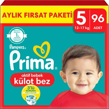 Prima Külot Bebek Bezi 5 Beden 96