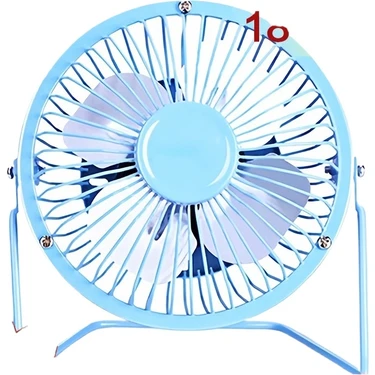 Zhouhuan3 Shop ZHOUHUAN3SHOP 4 Inç USB Küçük Fan Mini Fan Ofis Masaüstü Fanı Büyük Hava Hacmi