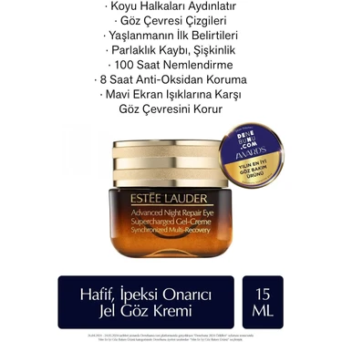 Estee Lauder Advanced Night Repair Göz Kremi - Advanced Night Repair Supercharged Jel Göz Kremi