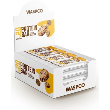 Waspco Protein Bar Kurabiye Aromalı 40g x 16