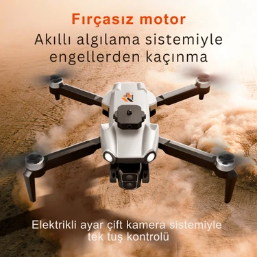 Piha S119 Drone Fırçasız Motor 2batarya Ile 30DAKİKA Uçuş 1080P Hd Kamera Engelden