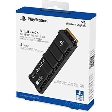 Playstation Studios Wd Black SN850P Nvme Ps5 Game Drive 2tb Soğutuculu M2 HDD