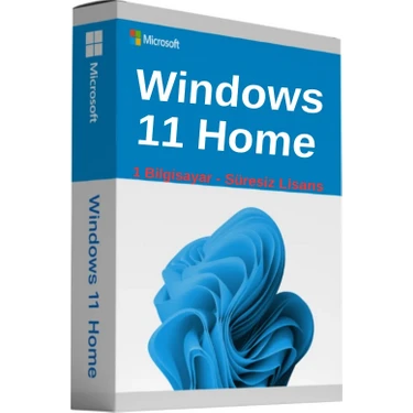 Microsoft Windows 11 Home Lisans Süresiz – Dijital Etkinleştirme Lisansı 2025/2026 Key ve Ürün