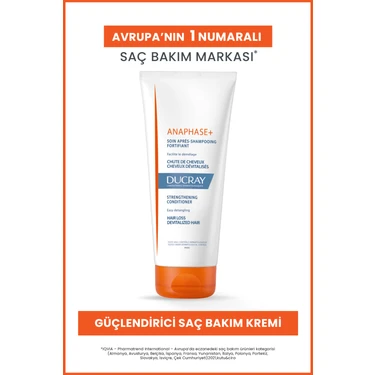 Ducray Anaphase Conditioner Besleyici & Güçlendirici Saç Kremi 200