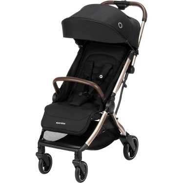 Maxi-Cosi Eva Otomatik Katlanan Kompakt Bebek Arabası Essential Black