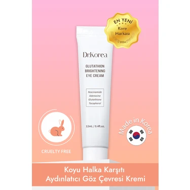 Dr.korea - Glutathion Brightening Eye Cream - Koyu Halka Karşıtı Aydınlatıcı Göz Çevresi Kremi