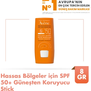 Avene Hassas Bölgeler için Stick Güneş Kremi Spf 50 8