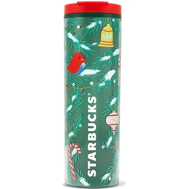 Starbucks Plastik Termos - Yeşil - 473 ml -