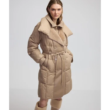 Kumaş mix şişme mont
