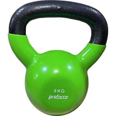Proforce Vinil Kettlebell 8 kg Döküm Malzeme Kaymaz Tasarım ile Dayanıklı Spor